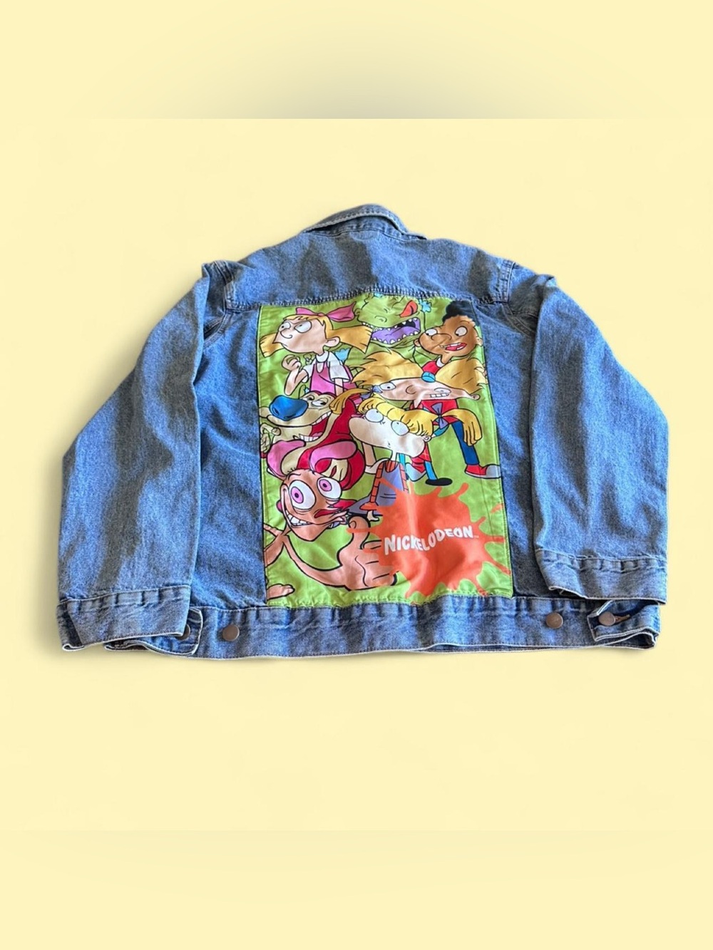 Nickelodeon Rugrats Denim Jacket Men’s XL Nickelodeon Characters
